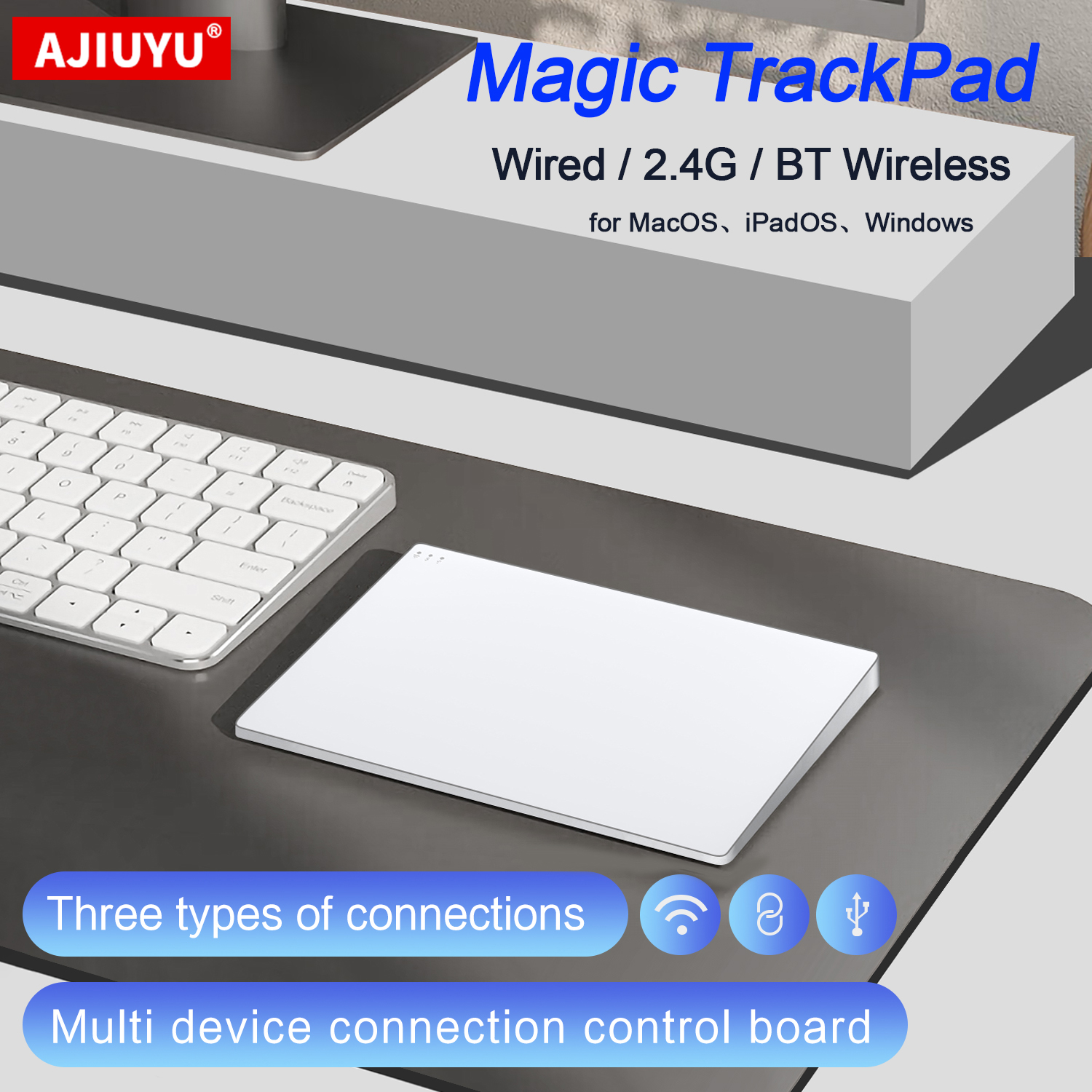 Esports Wireless Gaming Mouse - Wireless Trackpad Touchpad for iPad Mac