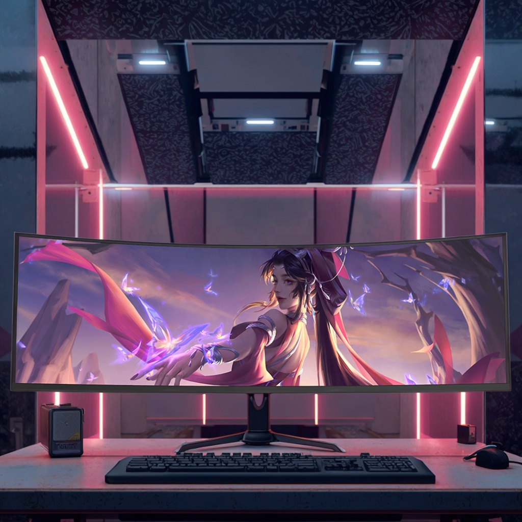 Gaming Monitor Curved - Factory Stock 49 Inch Curved Gaming