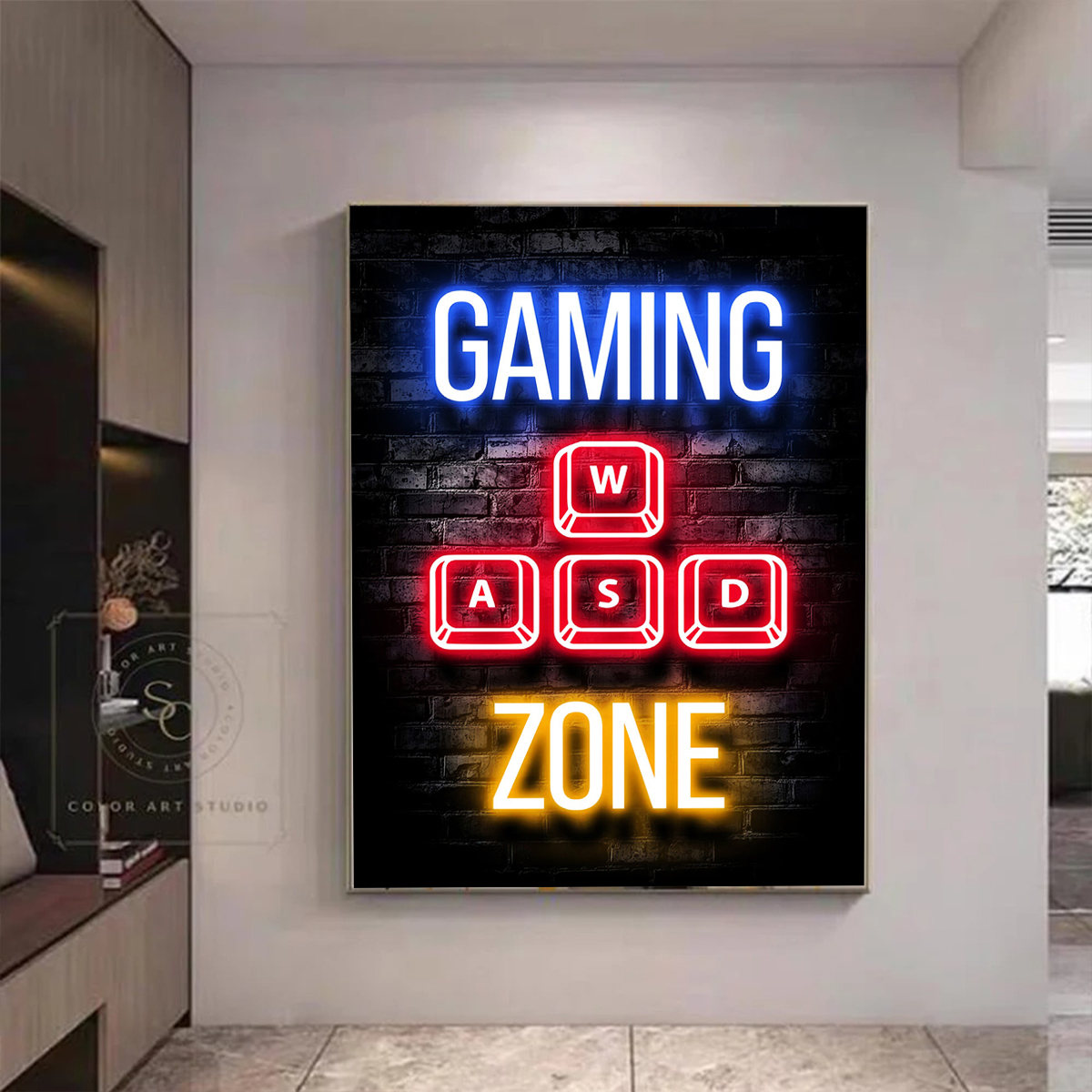 Esports Gaming Cafe - Gaming Enthusiast Exclusive Decorative Poster Ideal