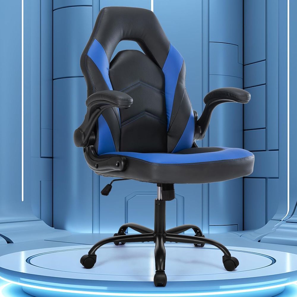 Video Gaming & Esports Usd Acc - Height-Adjustable Ergonomic Gaming Chair with Padded