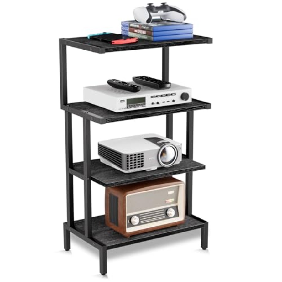 Media Stand Gaming Shelf 4 Tie - Video Gaming & Esports Usd Acc のレビューと価格