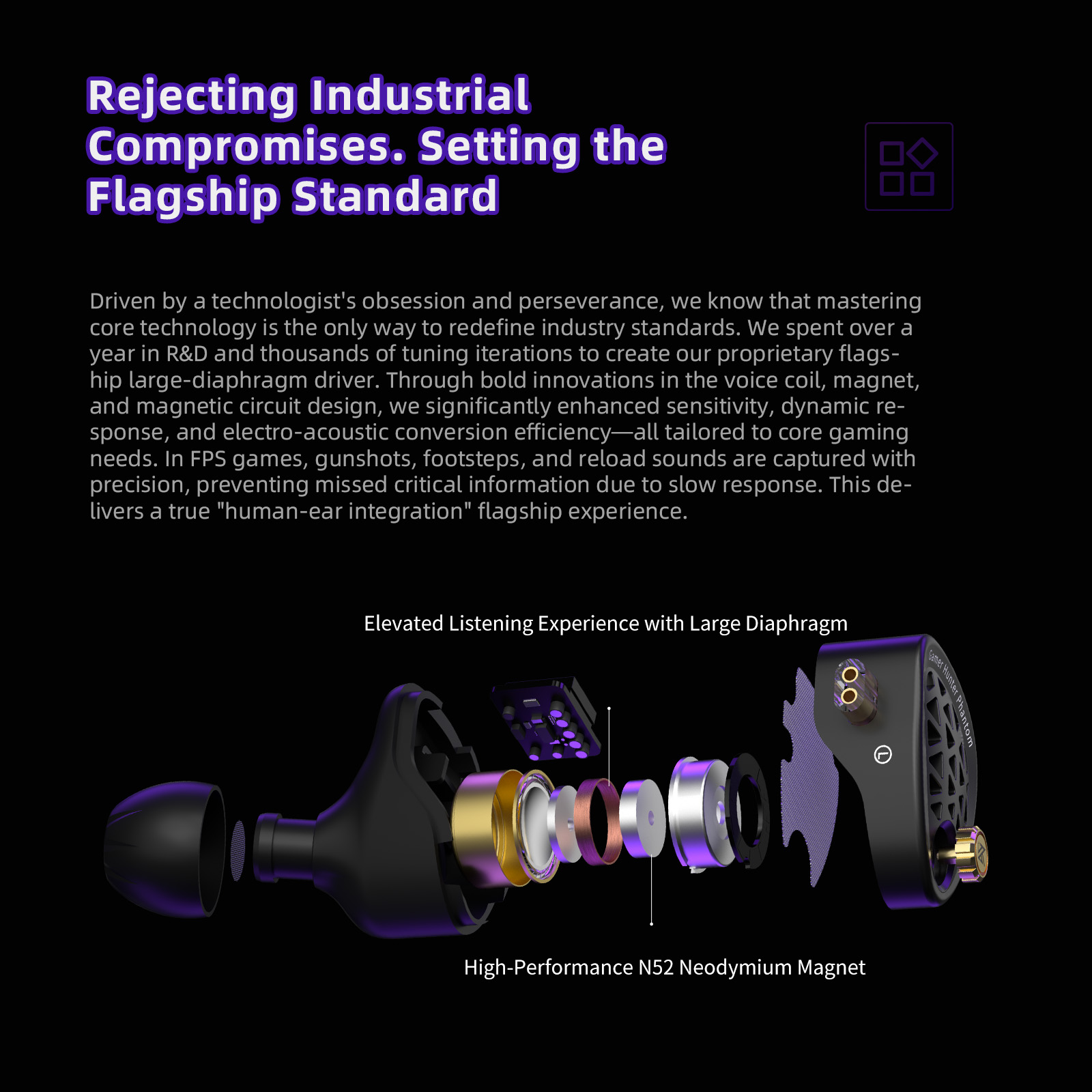 KZ Phantom HiFi Grade Flagship - Esports Gaming Headset のレビューと価格