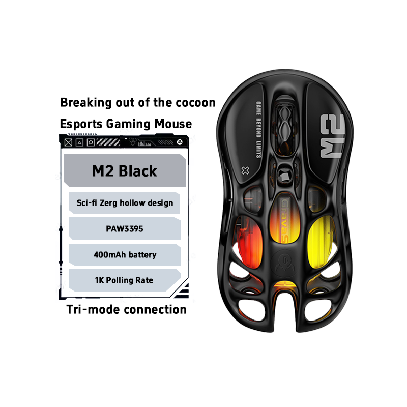 GravaStar M1 M2 Gaming Mouse M - Esports Wireless Gaming Mouse のレビューと価格