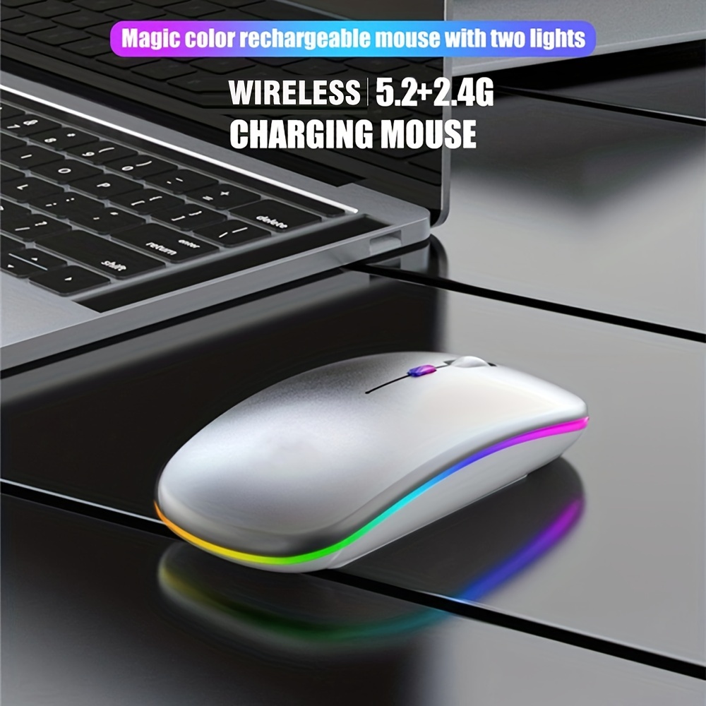 Wireless Mouse RGB Rechargeabl - Esports Gaming Mice のレビューと価格