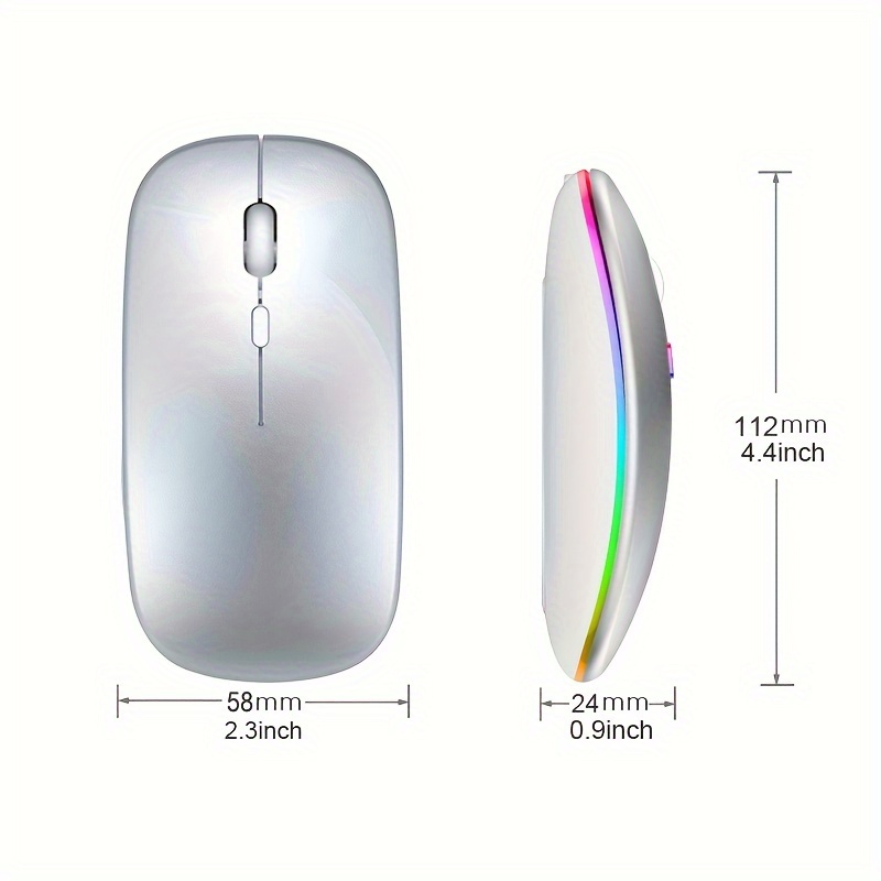 Wireless Mouse RGB Rechargeabl - Esports Gaming Mice のレビューと価格