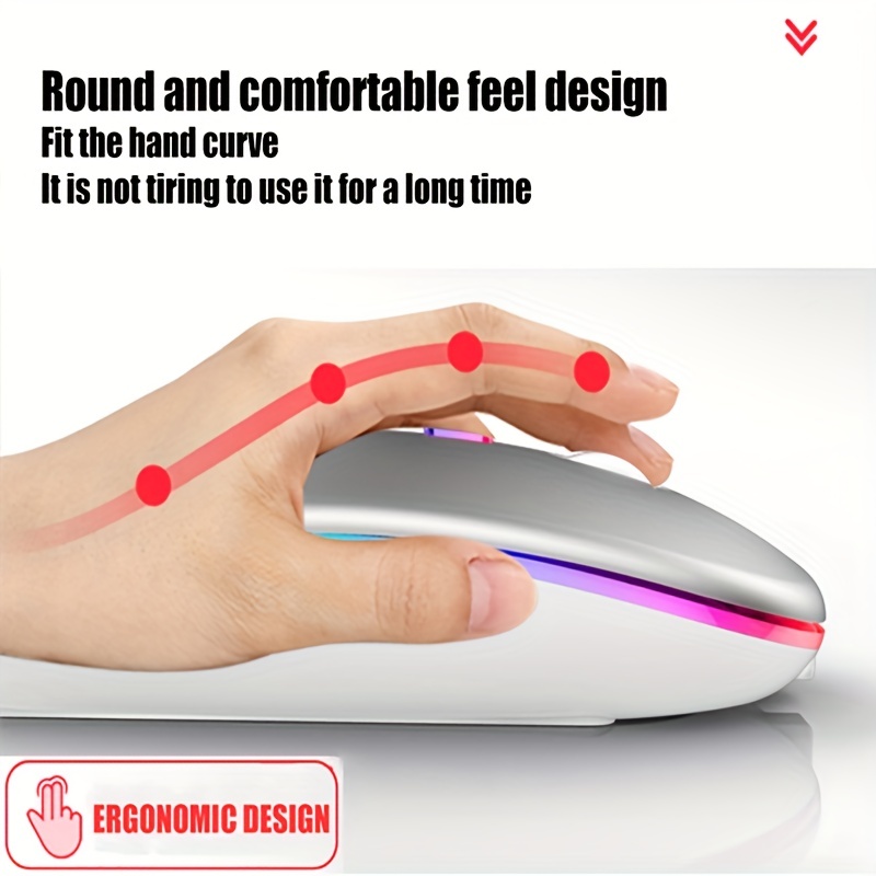 Wireless Mouse RGB Rechargeabl - Esports Gaming Mice のレビューと価格
