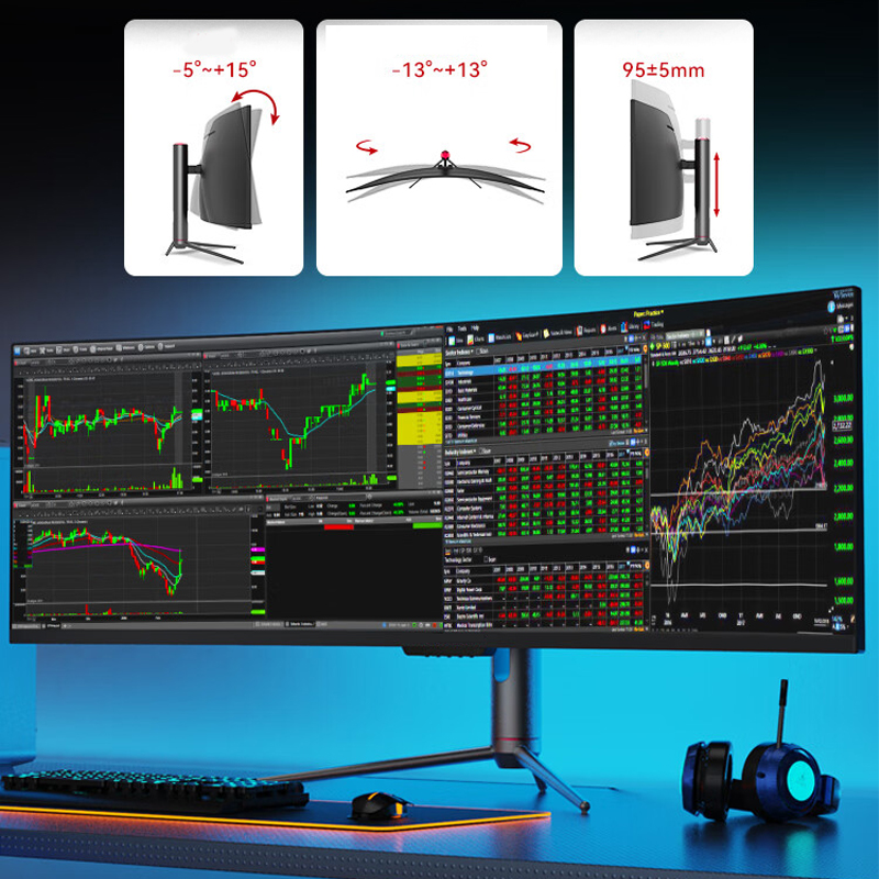 49-Inch Ultrawide Curved Gamin - Gaming Monitor Curved のレビューと価格