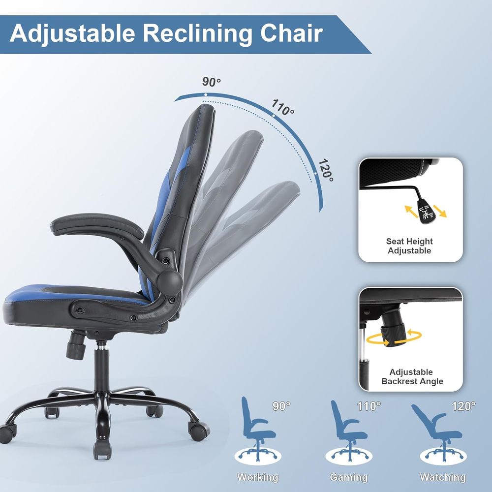 Height-Adjustable Ergonomic Ga - Video Gaming & Esports Usd Acc のレビューと価格