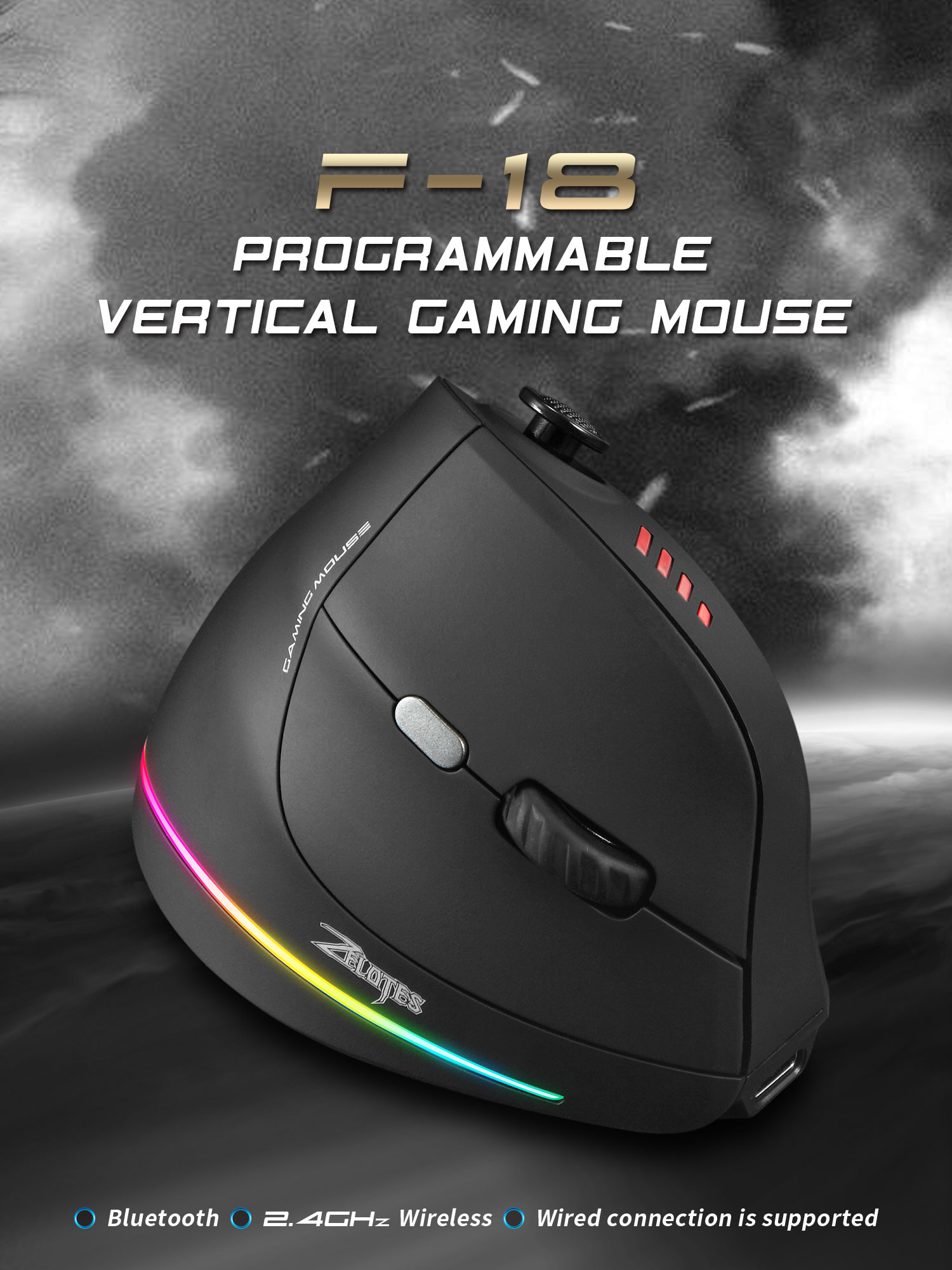 Jomaa RGB Backlit Wireless Ver - Esports Gaming Mice のレビューと価格