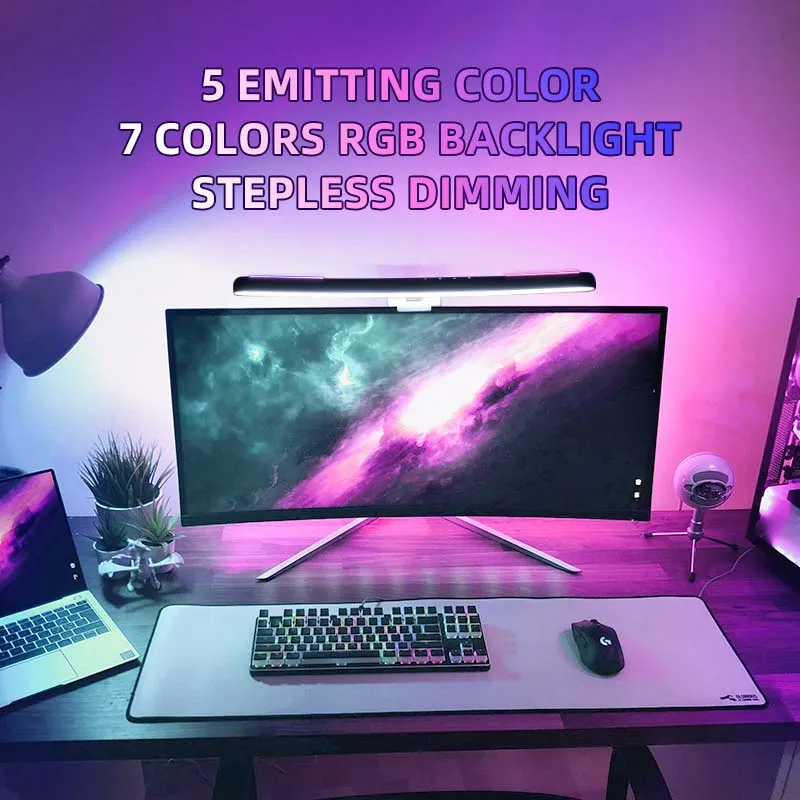 Curved LED Monitor Light Bar U - Gaming Monitor Curved のレビューと価格
